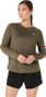 Asics Core Langarm-Shirt für Damen in Khaki