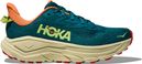 Scarpe da trail Hoka Challenger 8 verde/arancione da donna