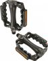 PEDALE VTT ALU OPTIMIZ MONOBLOC NOIRE 9/16 (PR) (CALE-PIEDS ADAPTABLE)