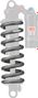ROCKSHOX Schockspule Vivid / Kage 240x76 mm