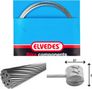 Elvedes Brake Cable 2 250mm 1x19 Stainless wire Ø1,5mm T-head Ø7x6mm