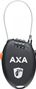 CAVO DI COMBINAZIONE ANTIVELENO BICICLETTA AXA ROLL NERO L750mm DIAM 1,6mm