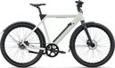 Bicicletta da città elettrica Raleigh ONE con trasmissione a cinghia, monomarcia, 27,5'' - Bianca