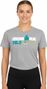 T-Shirt Manches Courtes Ironman 70.3 Les Sables D'Olonne Gris Femme