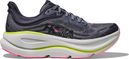 Chaussures Running Hoka Bondi 9 Gris/Rose Femme