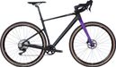 Bicicleta Gravel Wilier Triestina Adlar Shimano GRX 11V 700 mm Negra Violeta 2024