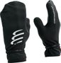 Gloves Compressport Hurricane Waterproof Mittens Black
