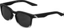 100% Hudson Soft Tact Fade Negro / Blanco - Lentes HiPER Mirror Black