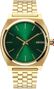 Reloj Nixon Time Teller verde brillante / dorado