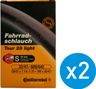 Continental Race 28 Inner Tube 700x20/25c Presta 42mm - Bundle x2
