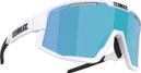 BLIZ Fusion Nano Optics Photochromic Brille Weiß/Blau