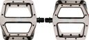 HT Components Talon AN71 Flat Pedal Pair Grey