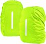 Funda Sportenzia impermeable reflectante para mochila Amarillo