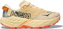 Hoka Speedgoat 7 Trail Shoes Beige/Orange Women's