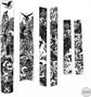 Kit Protezione Telaio Slicy Sublimistick Nero Utah Lucido
