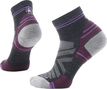 Smartwool Targeted Cushion Ankle Hiking Socks for Women, Gray/Purple