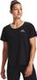 T-Shirt Running Under Armour Rush Energy Core Noir Femme