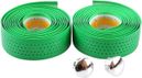 Guidoline Velox soft grip perfore vert- epaisseur 2.5mm