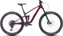 VTT Tout-Suspendu Cube Stereo One44 C:68X SLX Sram GX Eagle AXS 12V 29'' Rose Rouge Wine