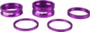 Kit Entretoises de Direction Hope Space Doctor Aluminium Violet