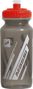 Bidon Massi Basic Transparent 500 ml Gris Rouge