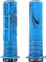 Paire de Grips DMR Deathgrip2 Flange Grips Marbre Bleu