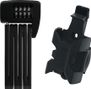 Abus Bordo Lite Mini Combo 6055C/60 Lucchetto pieghevole nero + staffa SH