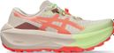 Asics Trabuco Max 5 Trail-Laufschuhe für Damen, rosa/grün