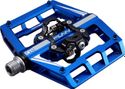 Pair of Funn Mamba GRS Double Side SPD Blue Automatic Pedals with Cages