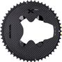 Miche X2 RD R81 Externes Kettenblatt für Shimano Ultegra R8100 Kurbelgarnituren Schwarz