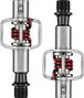 CRANKBROTHERS Coppia di pedali EGG BEATER 1 Argento/Rosso