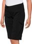 Short 100% Femme Ridecamp avec doublure Noir 