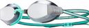 Schwimmbrille Women Tyr Blackops 140 Verspiegeltes Silbergrün