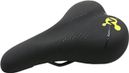 SELLE NEWTON CITY METRO MIXTE ELASTOMERE NOIR A MEMOIRE DE FORME 260x180mm