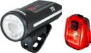 Paire d'Éclairages Avant/Arrière Sigma AURA 70 / HIRO 10 Noir