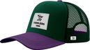 Cappello trucker Hoka Les Templiers verde/viola