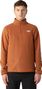 The North Face Glacier 1/4 Zip Orange Heren Polar Fleece