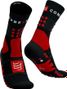 Compressport Hiking Socks Schwarz/Rot/Weiß