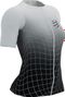 Compressport Tri Postural Aero SS Top Kurzarmtrikot Damen Schwarz / Weiß
