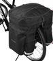 Sacoche vélo spacieux 60 L pour porte-bagages noir