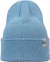 Buff Knitted Beanie Blue