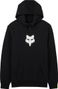 Fox Head Pullover Hoodie Black