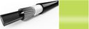 Elvedes 10m Gear Cable with Green Liner 4.2mm 