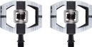 Crankbrothers Mallet Enduro - Silver Edition Pedali Clipless Argento Lucido