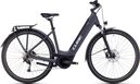 Cube Touring Hybrid One 625 Easy Entry Bicicletta ibrida elettrica Shimano Alivio 9S 625 Wh 700 mm Grigio 2023