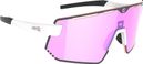 Lunettes AZR Kromic Flash RX Blanc/Écran irisé rose photochromique