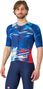 Castelli Wolfpack Rave 8S Men's Short Sleeve Jersey Blue/Red