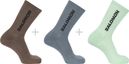 Chaussettes Salomon Everyday Crew Multicolore (3 paires)