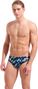 Bañador Arena Aqua Gleam negro/azul para hombre