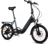 Moma Bikes Bicicleta Electrica Plegabe, Ebike 20PRO, Alu. Shimano 7V Bat. Ion Litio integrada y extraible de 48V 13Ah